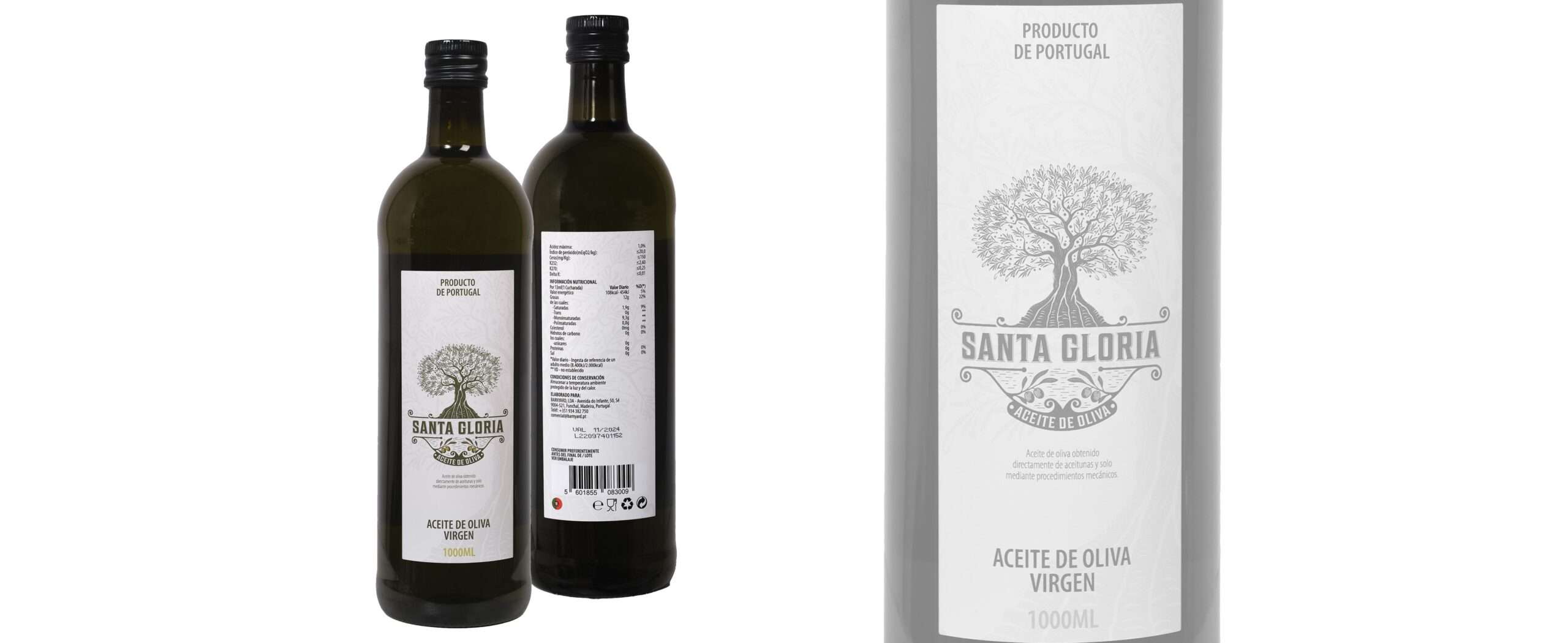 Aceite de oliva virgen de alta calidad Santa Gloria