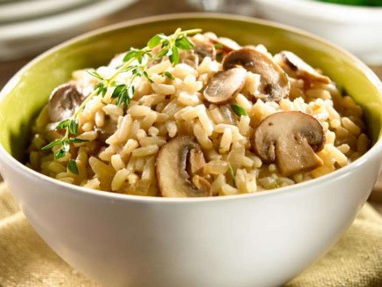 rizotto con champiñones